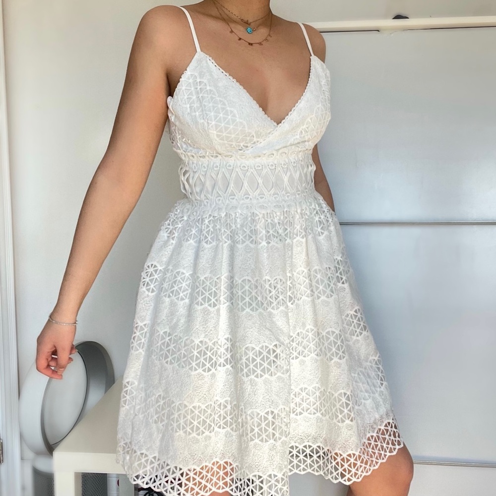 Guess white summer dress